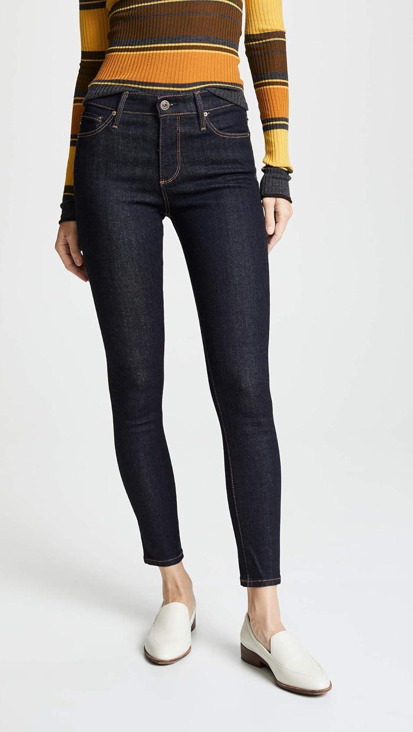 imageAG Adriano Goldschmied Womens Farrah High Rise Skinny Ankle JeansAdmiral Blue