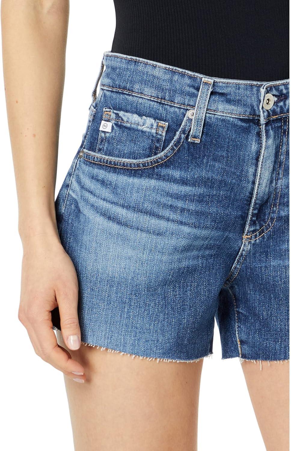 imageAG Adriano Goldschmied Womens Hailey High Rise Cut Off ShortTrue Intention