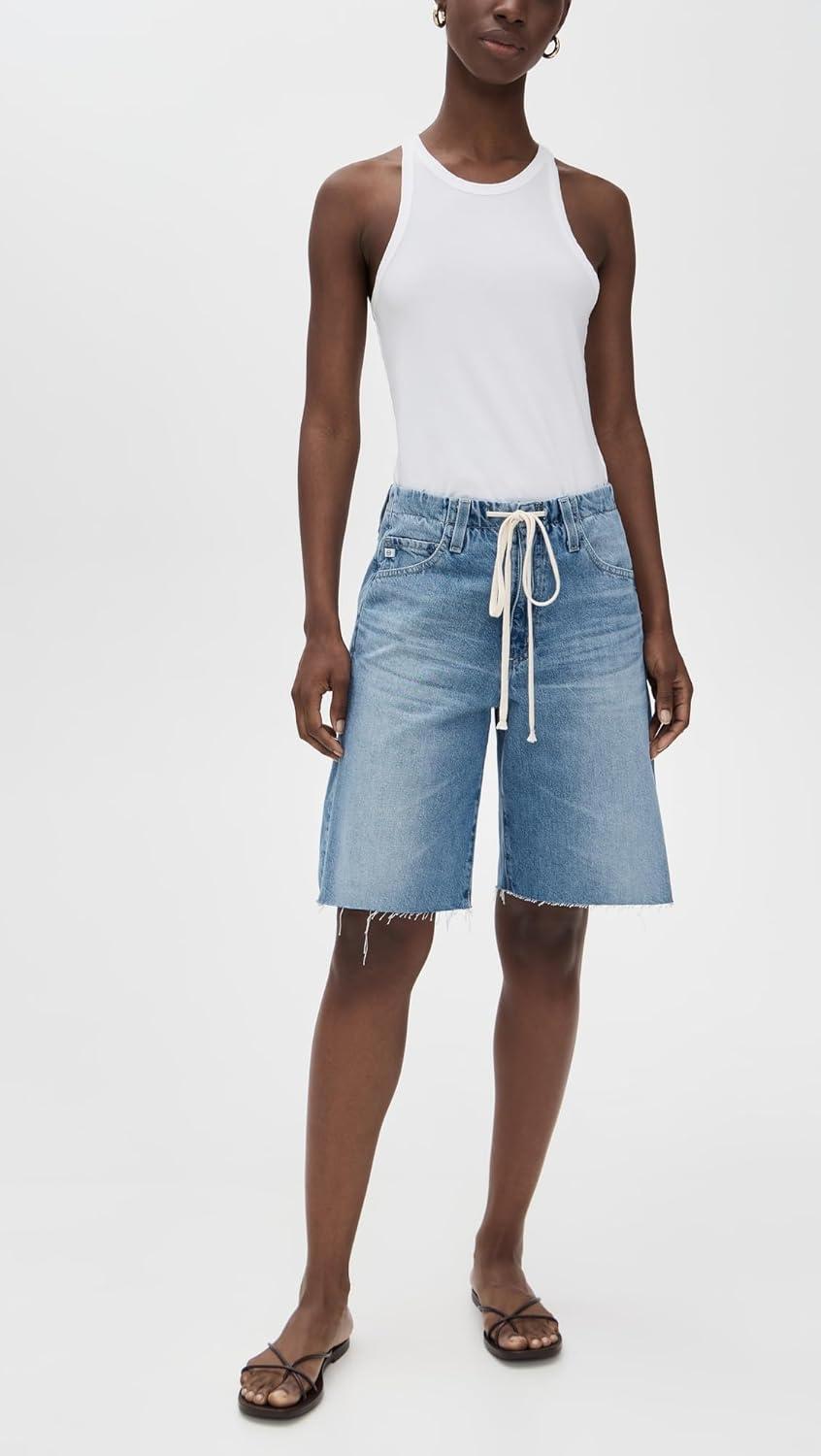 imageAG Adriano Goldschmied Womens Hattie Cinched ShortsSweetwater