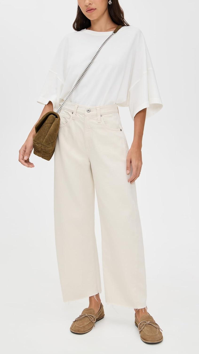 imageAG Adriano Goldschmied Womens Hattie Crop Pants