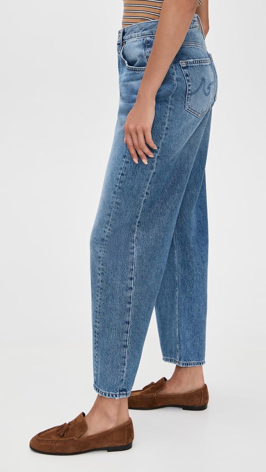 imageAG Adriano Goldschmied Womens Hattie High Rise Barrel JeansCandid