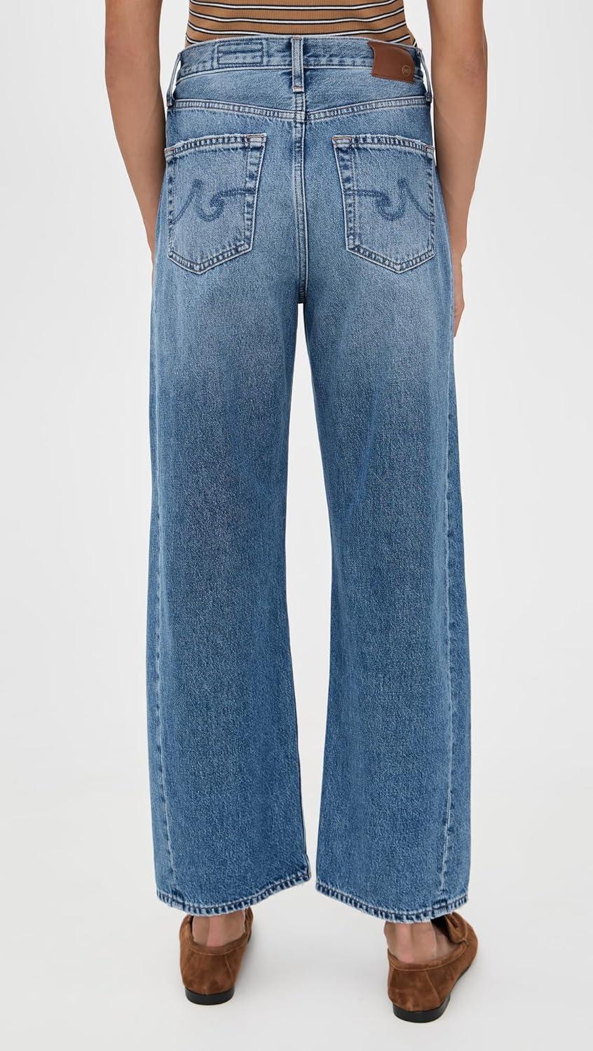 imageAG Adriano Goldschmied Womens Hattie High Rise Barrel JeansCandid