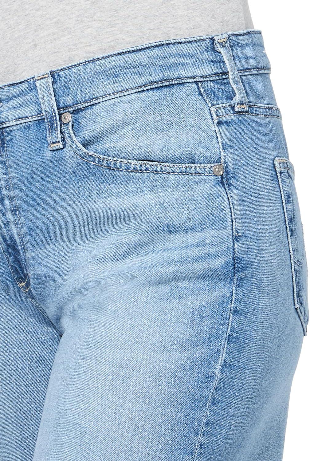 imageAG Adriano Goldschmied Womens Leana Mid Rise Palazzo JeanDune