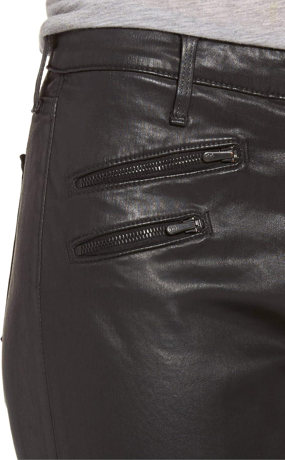 imageAG Adriano Goldschmied Womens Leatherette Legging Ankle MotoLeatherette Ltsuper Black
