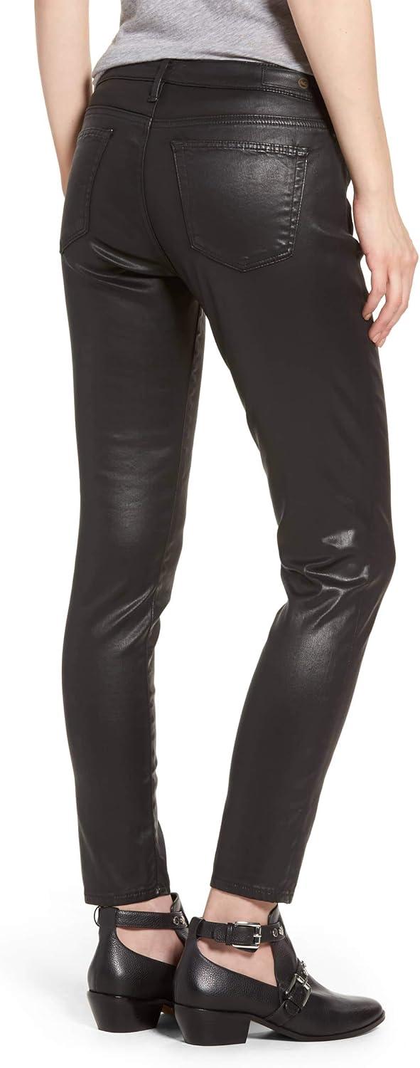 imageAG Adriano Goldschmied Womens Leatherette Legging Ankle MotoLeatherette Ltsuper Black