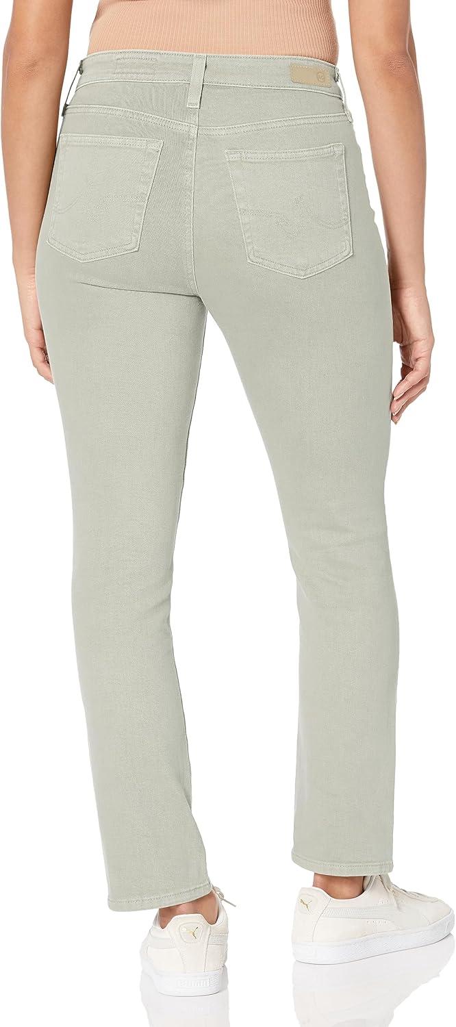 imageAG Adriano Goldschmied Womens Mari High Rise Slim Straight Crop PantSulfur Fresh Sage