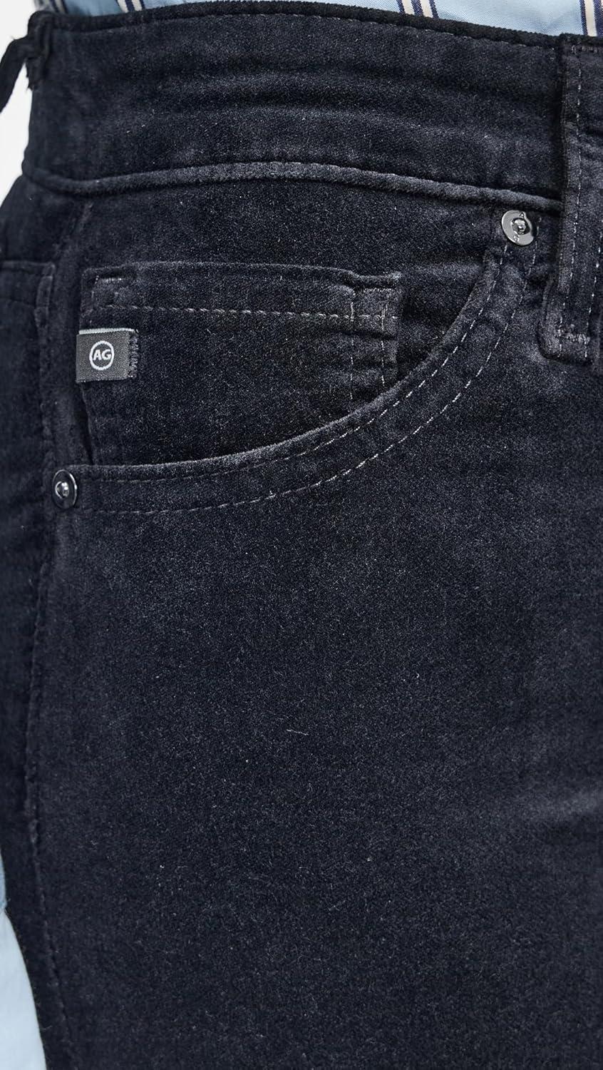 imageAG Adriano Goldschmied Womens Mari Mid Rise Slim Straight JeanSuper Black
