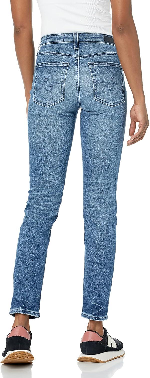 imageAG Adriano Goldschmied Womens Prima Mid Rise Cigarette Ankle Jean10 Years Broadway