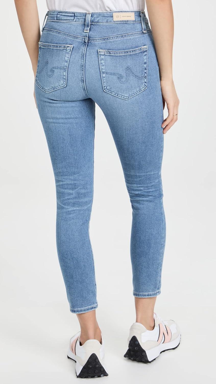 imageAG Adriano Goldschmied Womens Prima Mid Rise Cigarette Ankle Jean17 Years Ventura