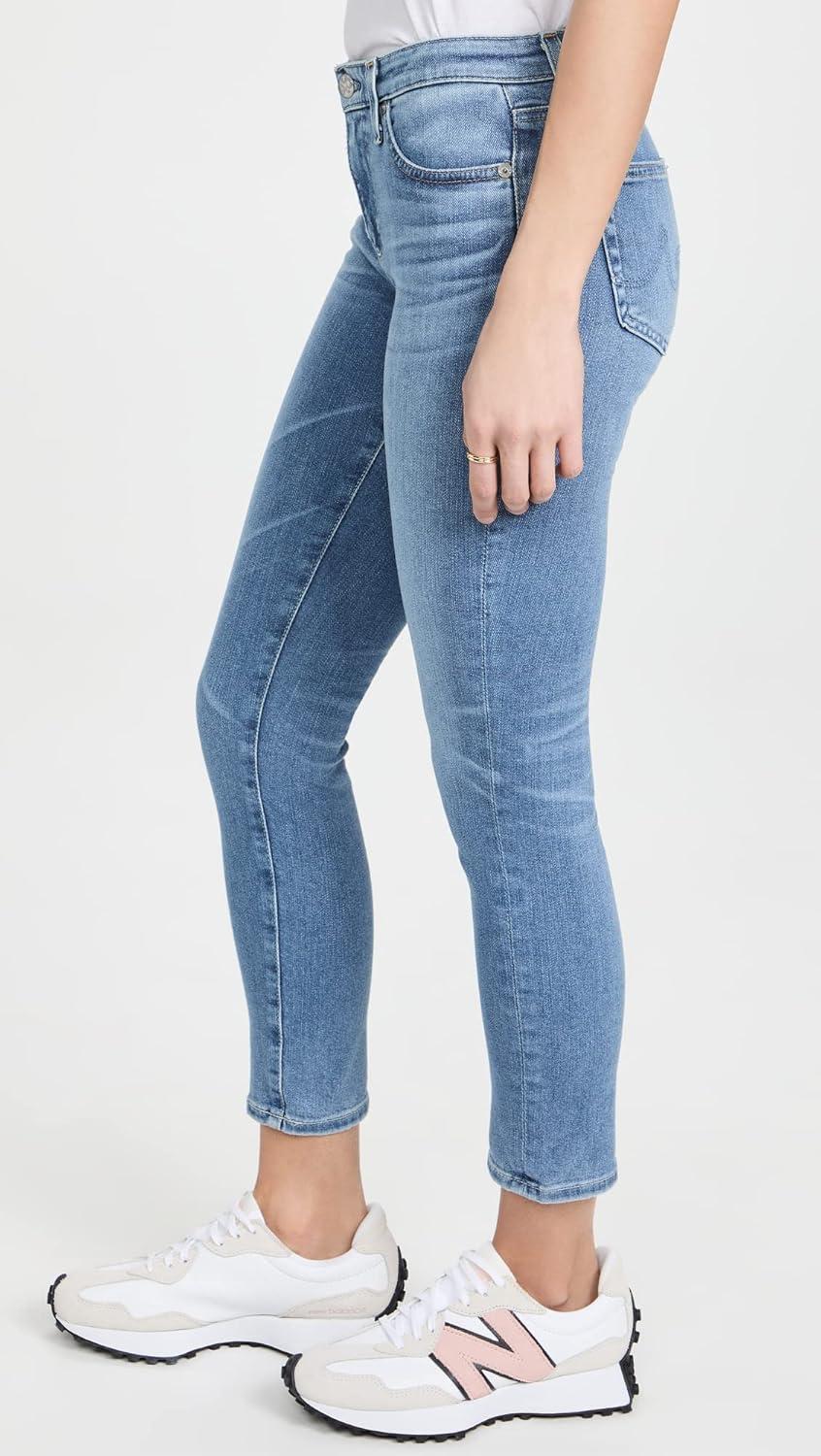 imageAG Adriano Goldschmied Womens Prima Mid Rise Cigarette Ankle Jean17 Years Ventura
