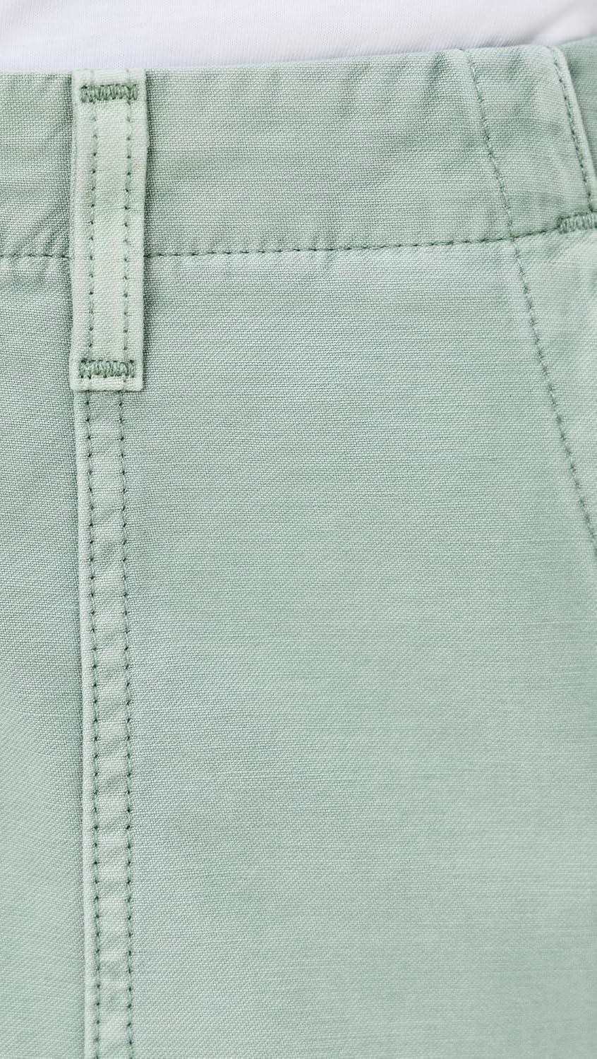 imageAG Adriano Goldschmied Womens Rosa Mid Rise Utility ShortSulfur Matcha Latte