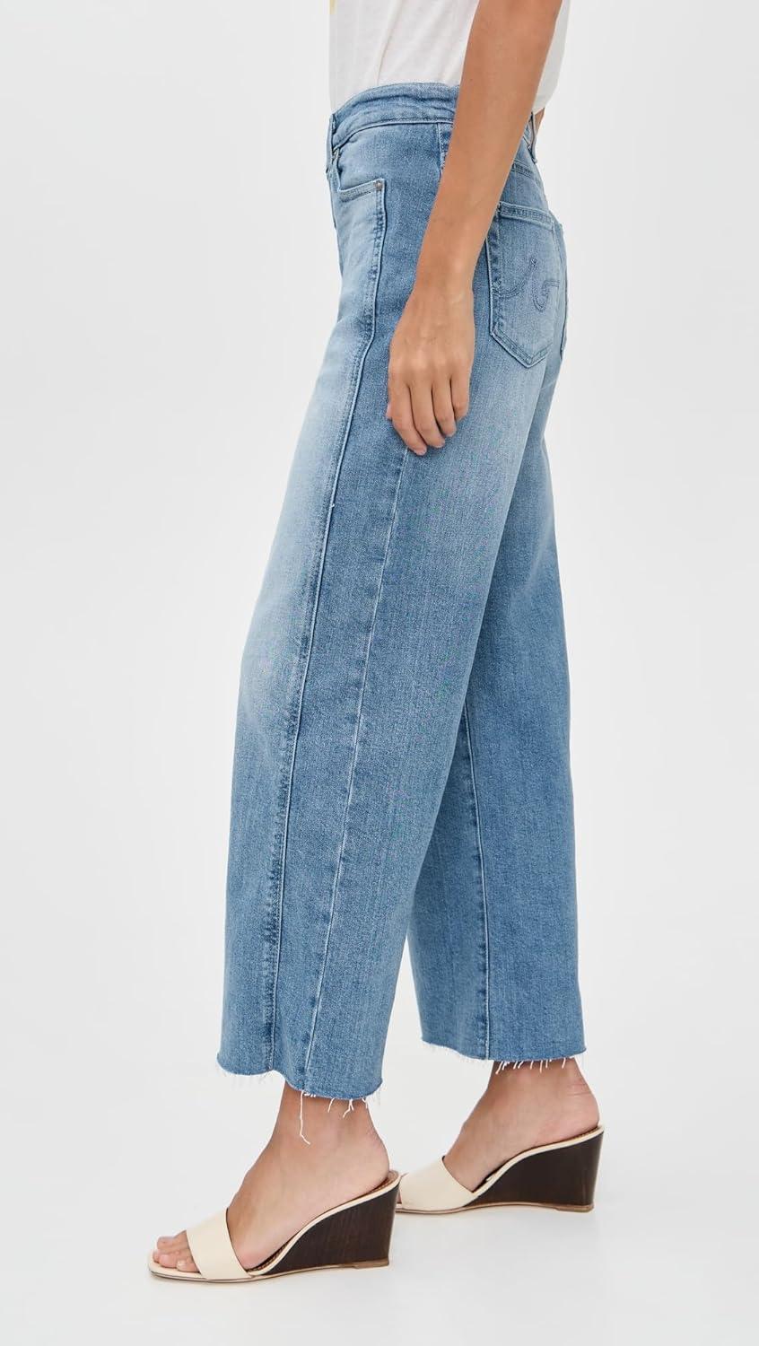 imageAG Adriano Goldschmied Womens Saige Wide Leg Crop with PanelRosarito