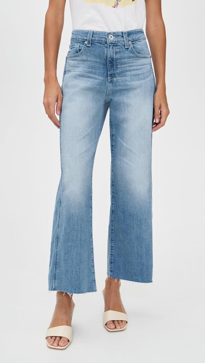 imageAG Adriano Goldschmied Womens Saige Wide Leg Crop with PanelRosarito