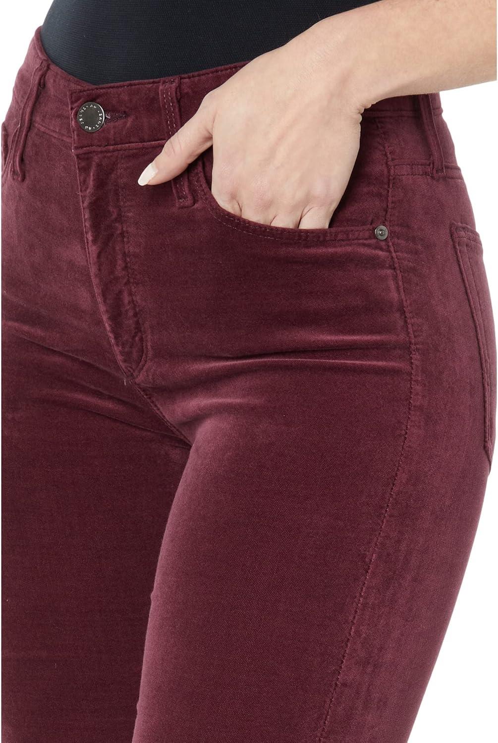 imageAG Adriano Goldschmied Womens The Farrah Skinny JeansMaroon Peak