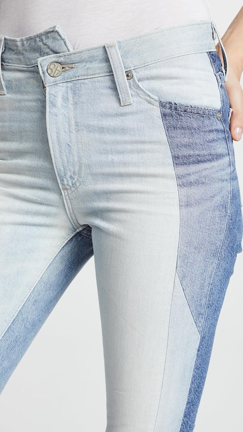 imageAG Adriano Goldschmied Womens The Isabelle High Rise Straight JeanYears Illusion