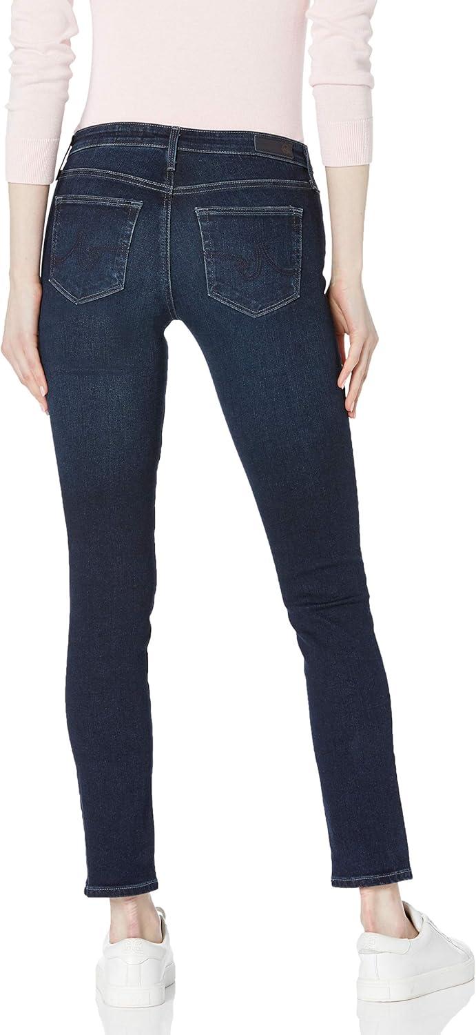 imageAG Adriano Goldschmied Womens The Prima Mid Rise Cigarette Leg JeanCastle Rock