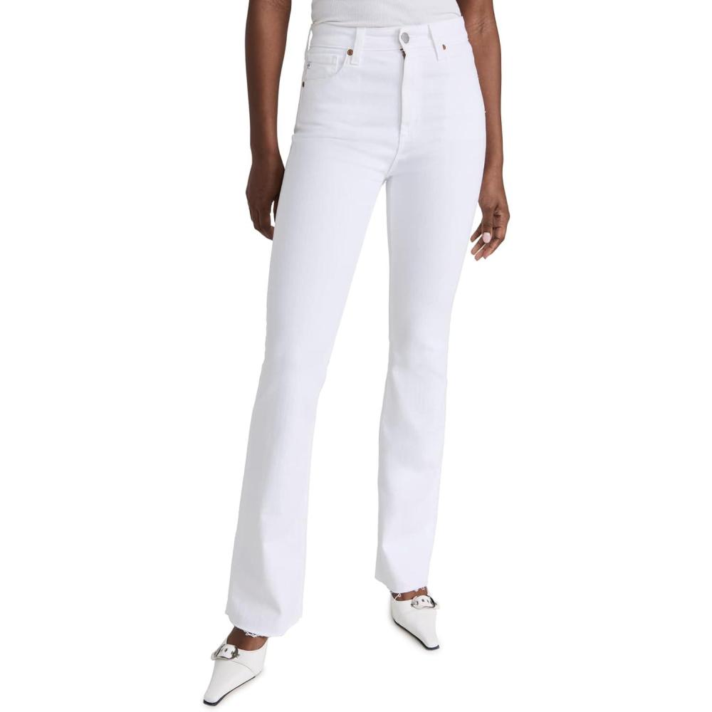 imageAG Adriano Goldschmied Womens Alexxis Vintage High Rise Boot Cut JeanAuthentic White