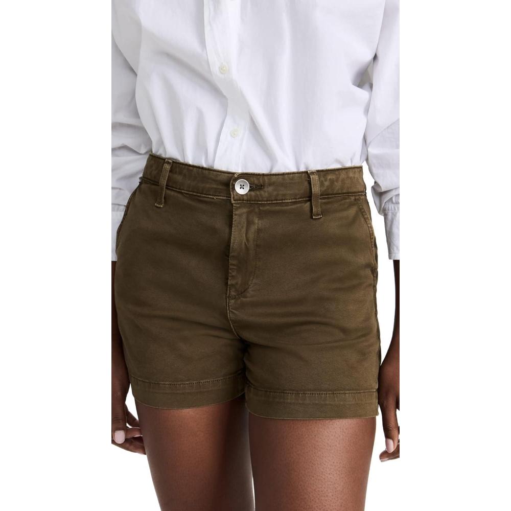 imageAG Adriano Goldschmied Womens Caden High Rise Tailored Trouser ShortSulfur Shady Moss