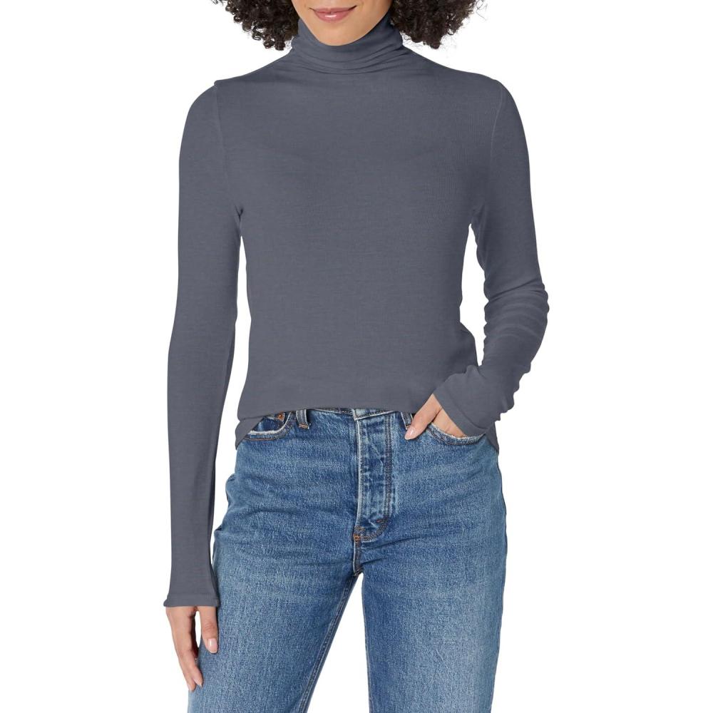 imageAG Adriano Goldschmied Womens Chels TurtleneckBlue Note