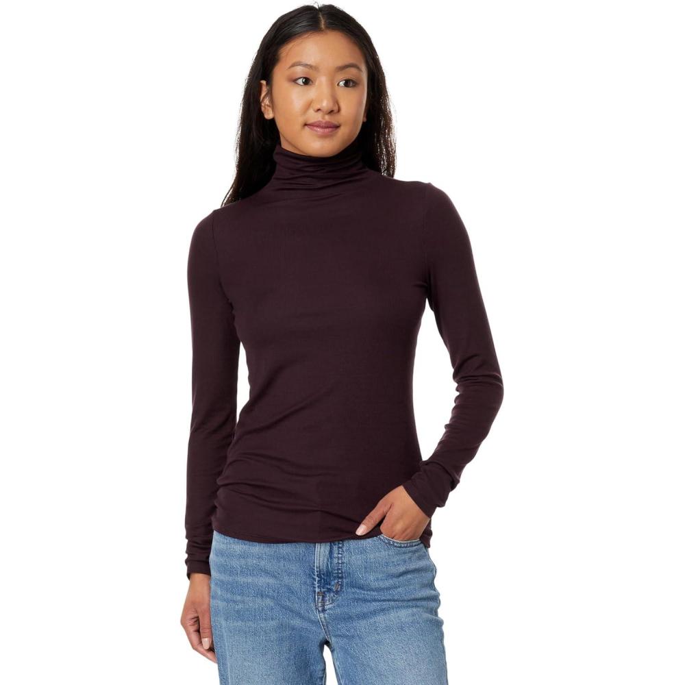 imageAG Adriano Goldschmied Womens Chels TurtleneckPinot Noir