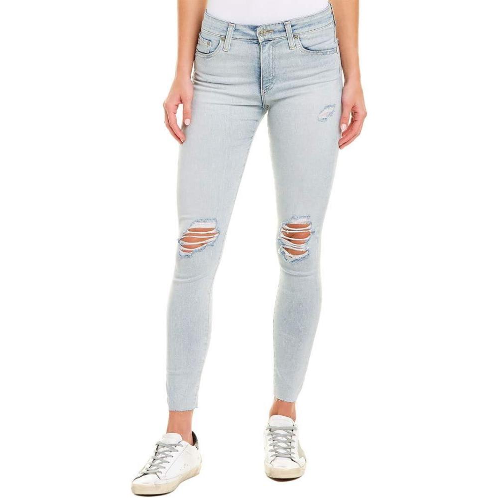 imageAG Adriano Goldschmied Womens Denim Farrah Ankle Raw HemYears Seabird