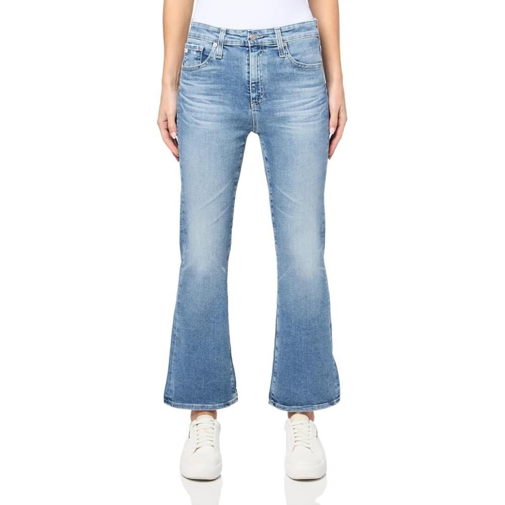 imageAG Adriano Goldschmied Womens Farrah High Rise Crop Boot Jean20 Years Trifecta