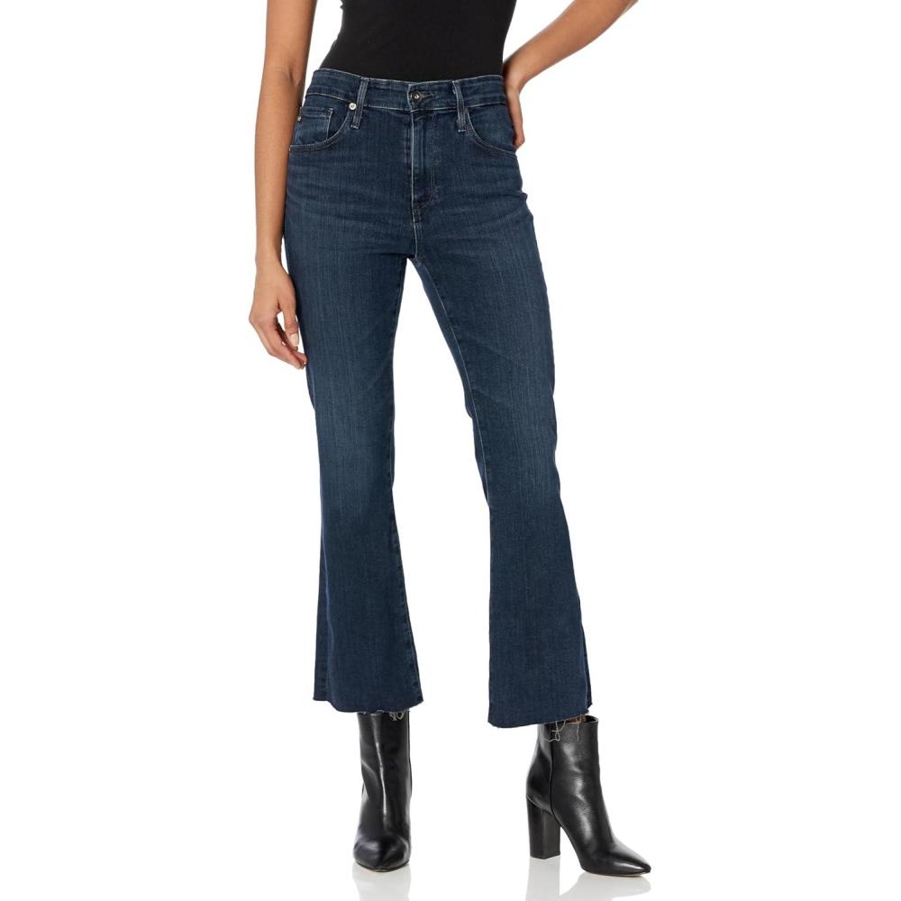 imageAG Adriano Goldschmied Womens Farrah High Rise Crop Boot JeanEmpire