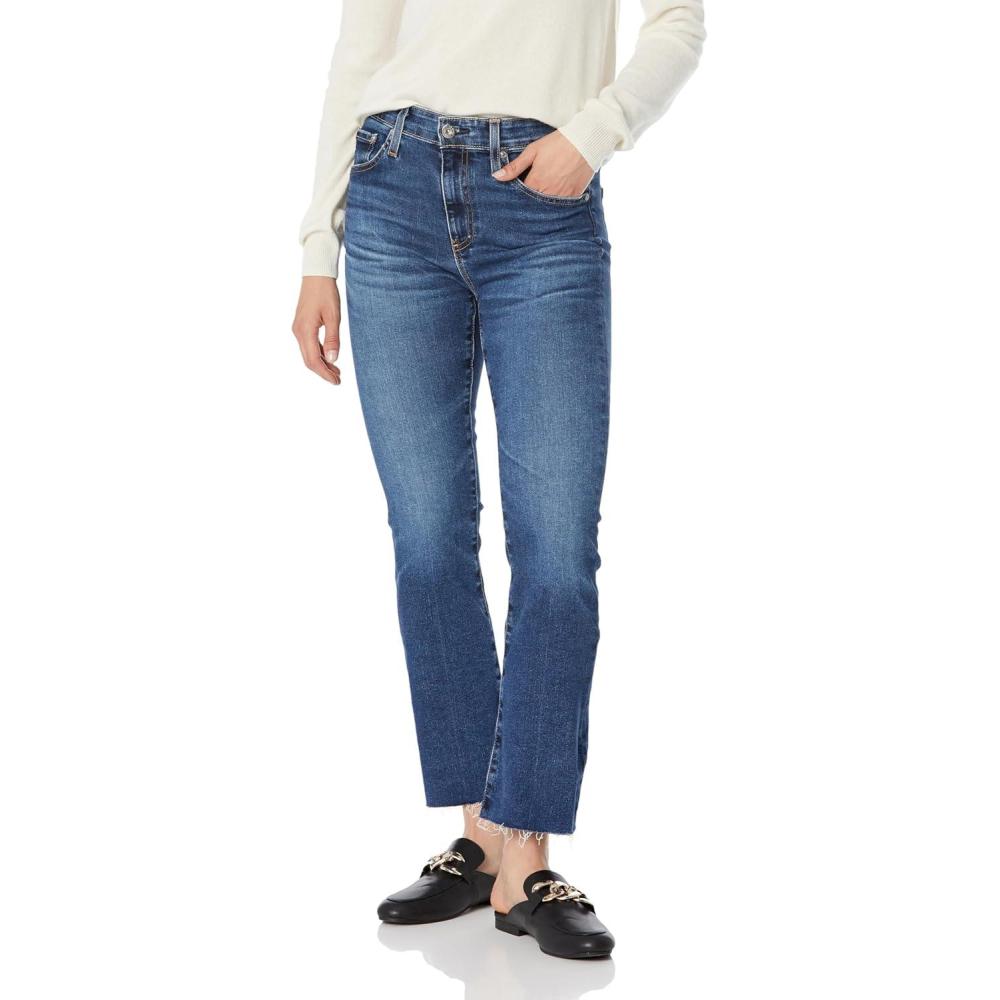 imageAG Adriano Goldschmied Womens Farrah High Rise Crop Boot JeanVp 8 Years East Coast