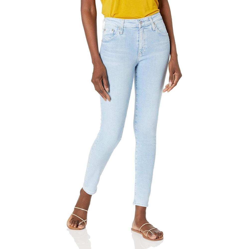 imageAG Adriano Goldschmied Womens Farrah High Rise Skinny Ankle Jeans21 Years Coastline