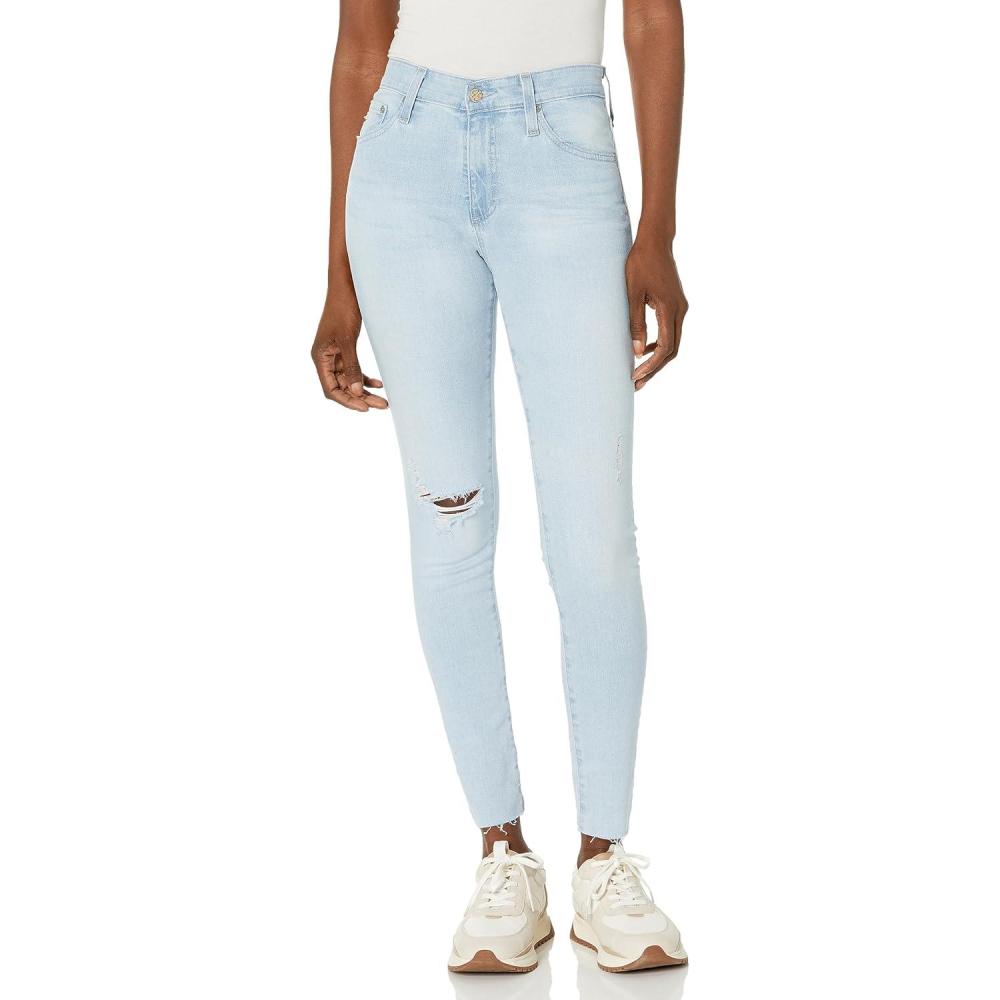 imageAG Adriano Goldschmied Womens Farrah High Rise Skinny Ankle Jeans21 Years Daylight