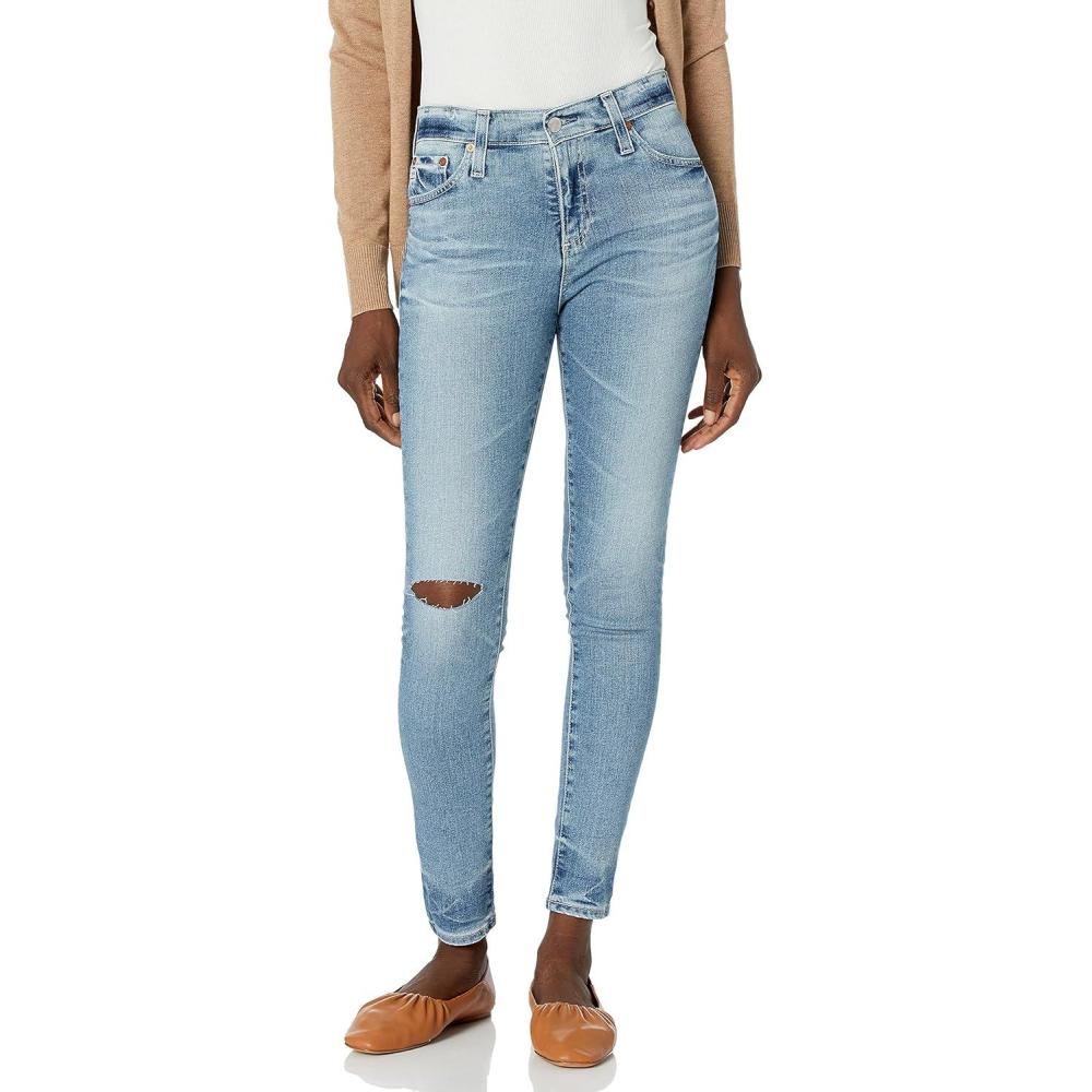 imageAG Adriano Goldschmied Womens Farrah High Rise Skinny Ankle Jeans23 Years Showbiz