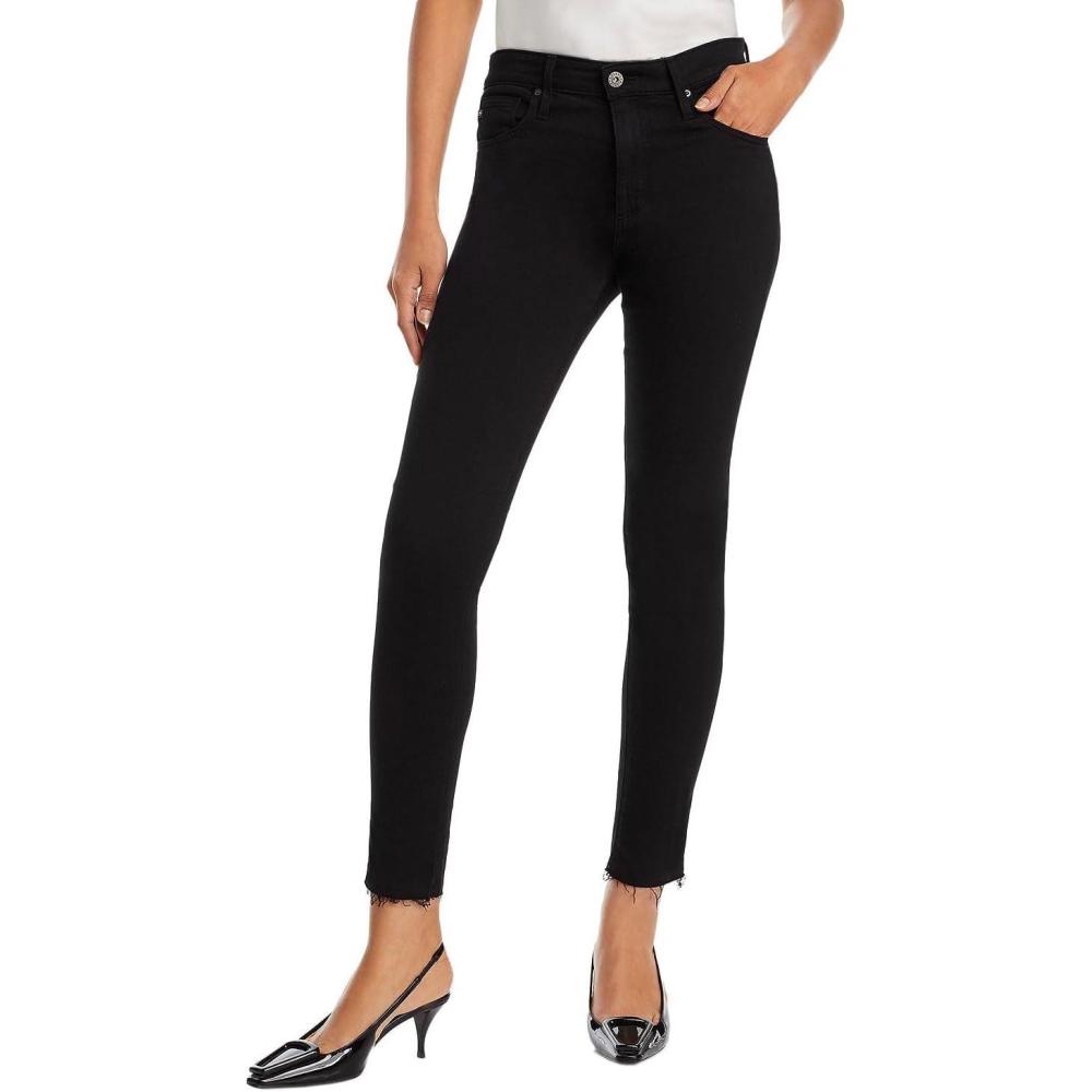 imageAG Adriano Goldschmied Womens Farrah High Rise Skinny Ankle JeansBlack Ink