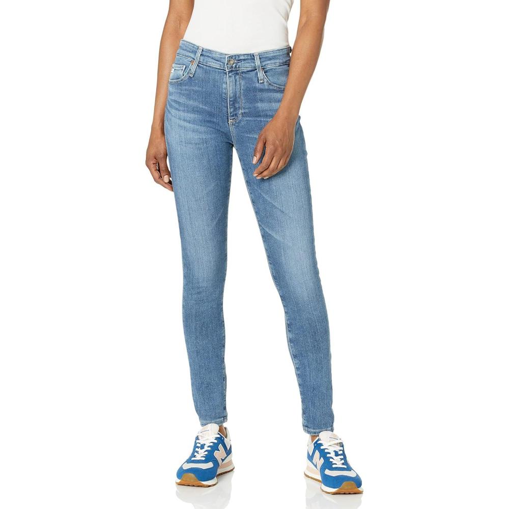 imageAG Adriano Goldschmied Womens Farrah High Rise Skinny Ankle JeansPalmetto