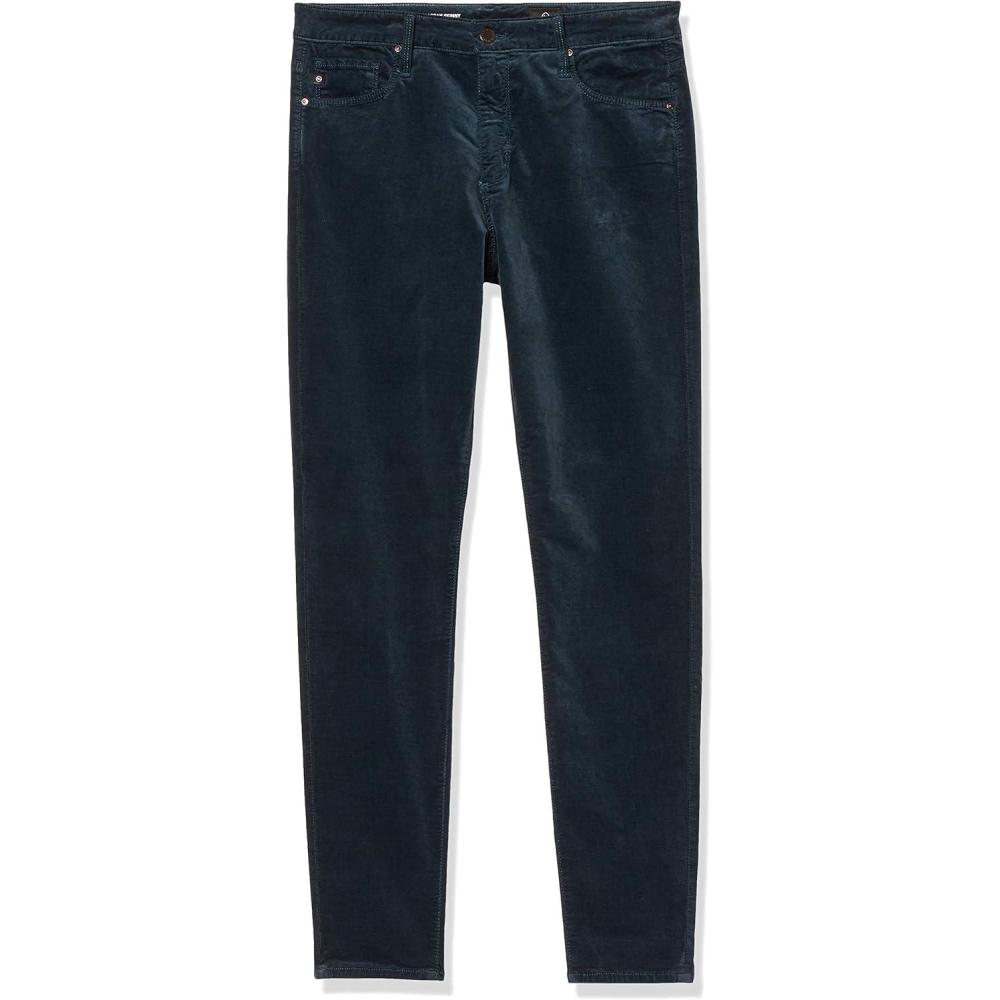 imageAG Adriano Goldschmied Womens Farrah Velvet SkinnyRoyal Lagoon