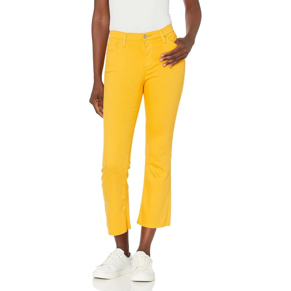 imageAG Adriano Goldschmied Womens Jodi Crop FlareGolden Ochre