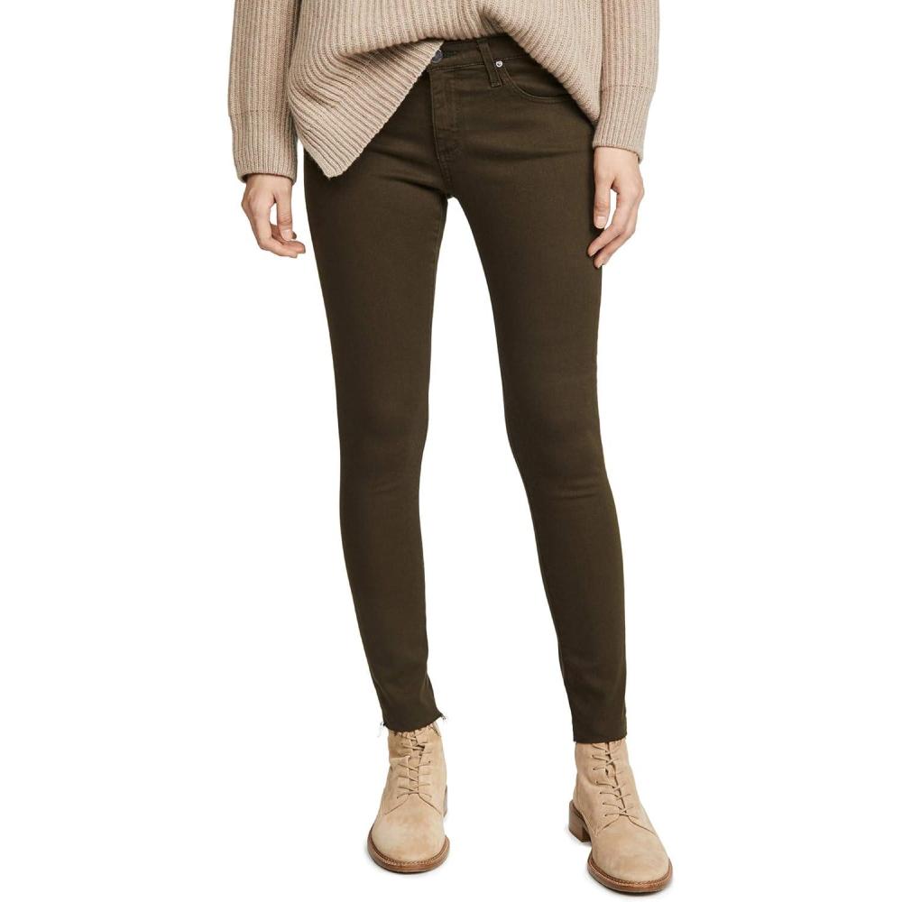 imageAG Adriano Goldschmied Womens Legging Super Skinny Fit Ankle JeanNotting Vine