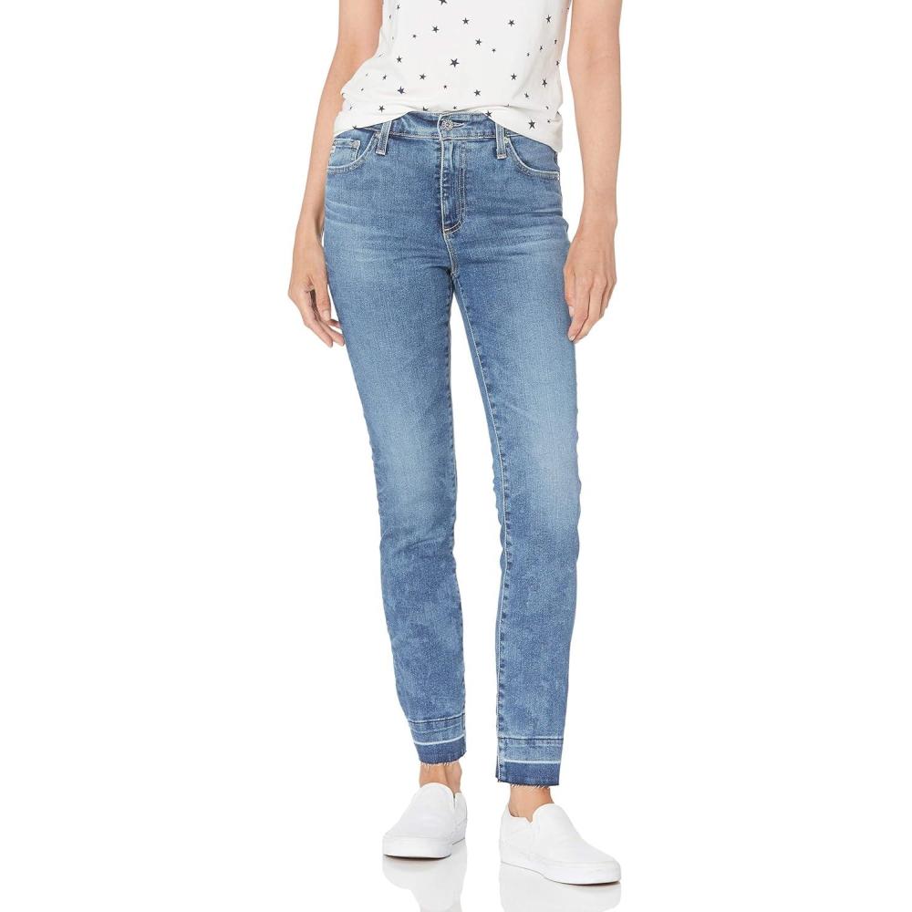 imageAG Adriano Goldschmied Womens Mari HighRise Slim Fit Straight Leg Jean18 Years Apex
