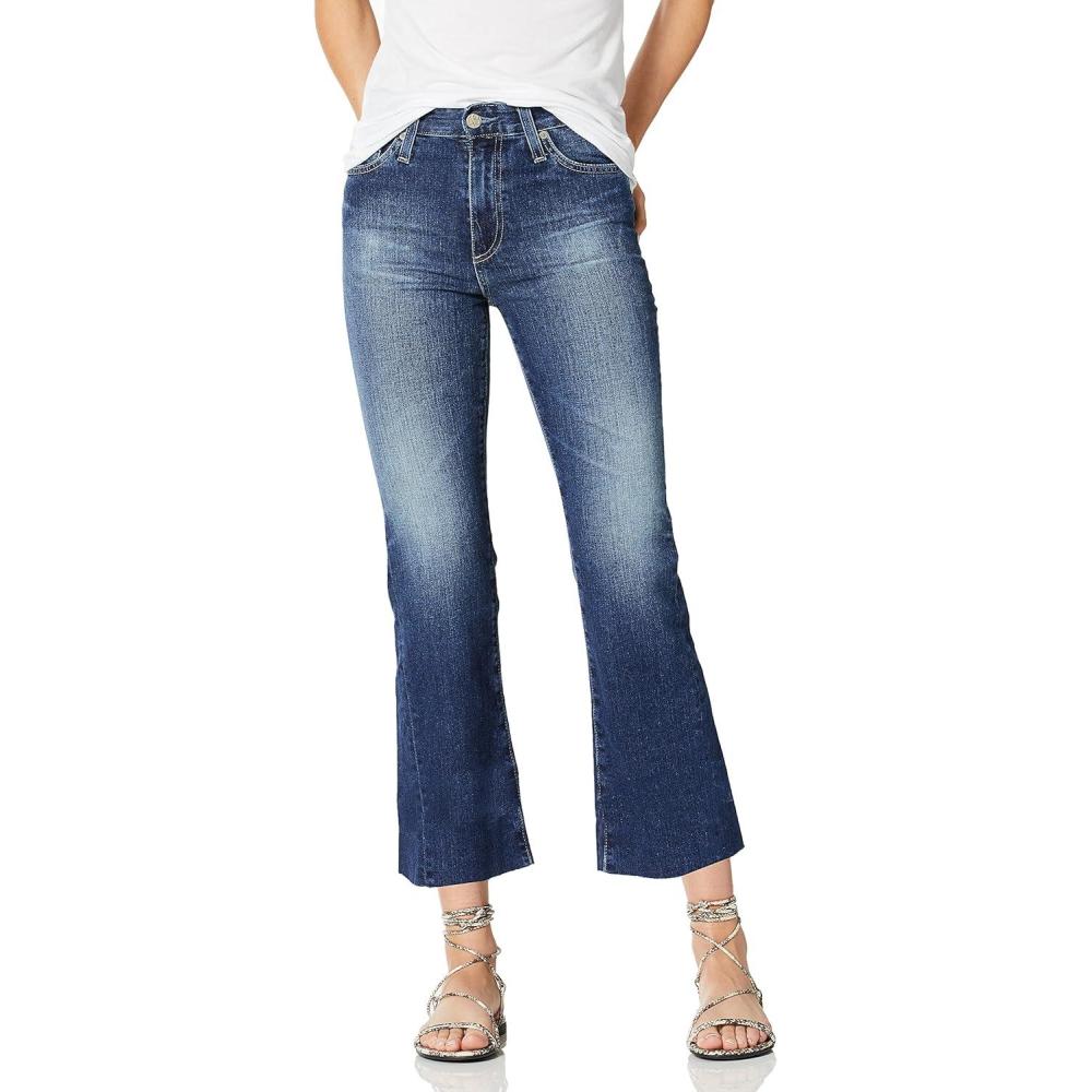 imageAG Adriano Goldschmied Womens Quinne Crop Flare11 Years Streaming