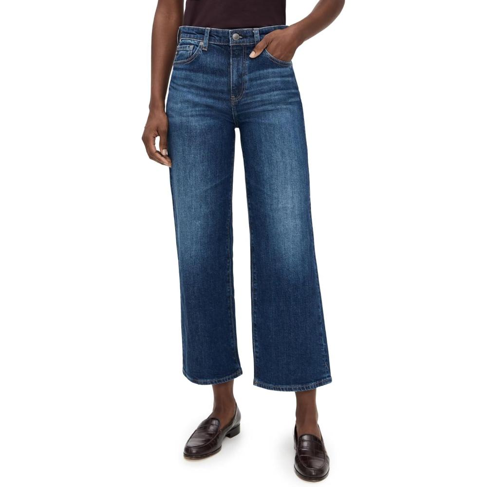 imageAG Adriano Goldschmied Womens Saige Wide Leg Crop JeansVeiled