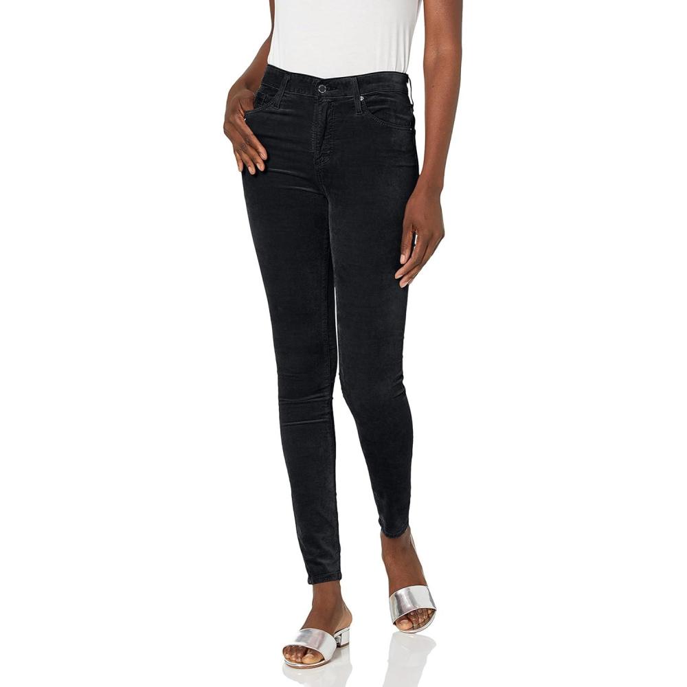 imageAG Adriano Goldschmied Womens The Farrah Skinny Jeans1 Year Sulfur Black