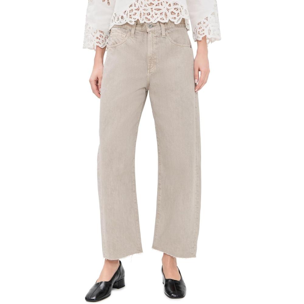 imageALMOSTGOLF AG Womens Hattie Crop JeansSulfur Light Taupe
