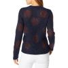 AG Adriano Goldschmied Women’s Ansley Polka Dot Sweater(Blue Vault/Rich Carmine)