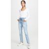 AG Adriano Goldschmied Women’s Cambria Long Sleeve Shirt, True White, Large