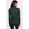 AG Adriano Goldschmied Womens Chels Turtleneck(Pine Needle/True Black)