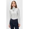 AG Adriano Goldschmied Women’s Chels Turtleneck(Powder/Silver)