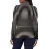 AG Adriano Goldschmied Womens Chels Turtleneck(True Black/Ivory Dust)