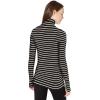 AG Adriano Goldschmied Womens Chels Turtleneck(True Black/Ivory Dust)