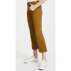 AG Adriano Goldschmied Women’s Corduroy Panelled Quinne Crop(Mustard Gold)