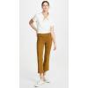 AG Adriano Goldschmied Women’s Corduroy Panelled Quinne Crop(Mustard Gold)
