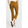 AG Adriano Goldschmied Women’s Corduroy Panelled Quinne Crop(Mustard Gold)